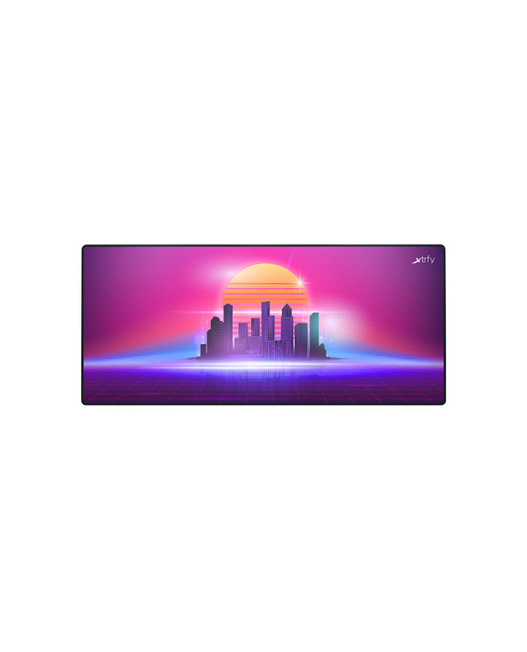 CHERRY XTRFY GP5-XL-RETROWAVE tapis de souris Tapis de souris de jeu Multicolore