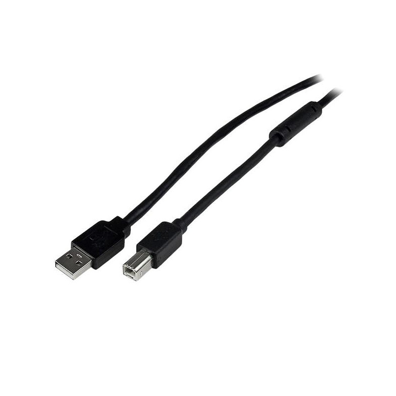 StarTech.com Câble USB Actif A vers B 20 m - M/M - Noir