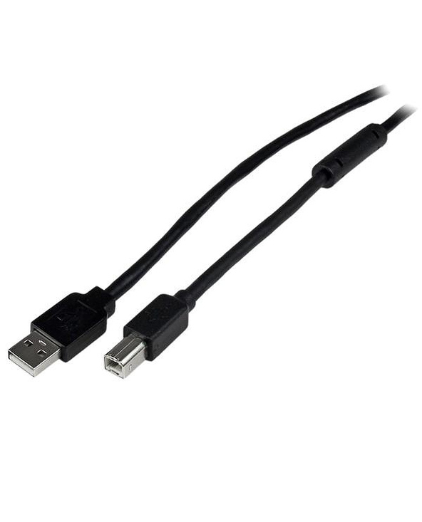 StarTech.com Câble USB Actif A vers B 20 m - M/M - Noir