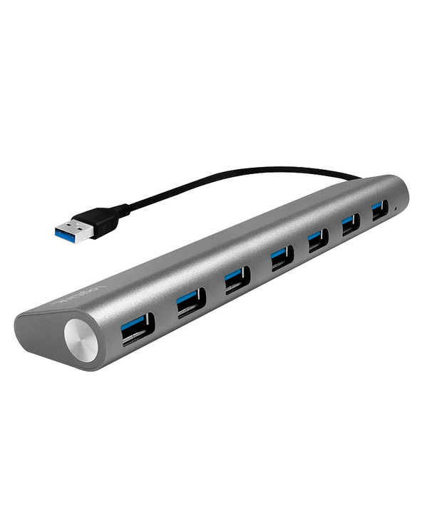 LogiLink UA0308 hub & concentrateur USB 3.2 Gen 1 (3.1 Gen 1) Type-A 5000 Mbit/s Gris