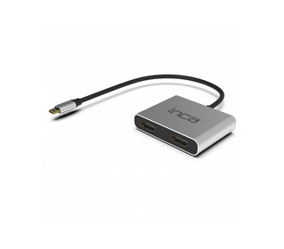 Inca ITPC-4T hub & concentrateur USB 3.2 Gen 1 (3.1 Gen 1) Type-C Aluminium