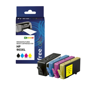 Freecolor K10451F7 cartouche d'encre 4 pièce(s) Compatible High (L) Yield Noir, Cyan, Magenta, Jaune