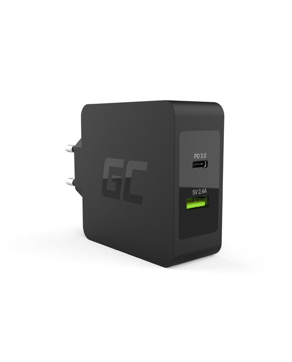 Green Cell CHAR10 chargeur d'appareils mobiles Universel Noir Secteur Intérieure