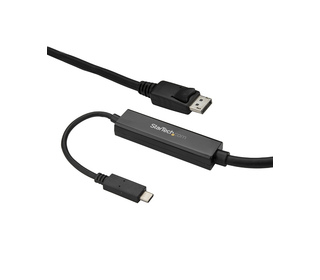 StarTech.com Câble adaptateur USB-C vers DisplayPort 4K 60 Hz de 3 m - Noir