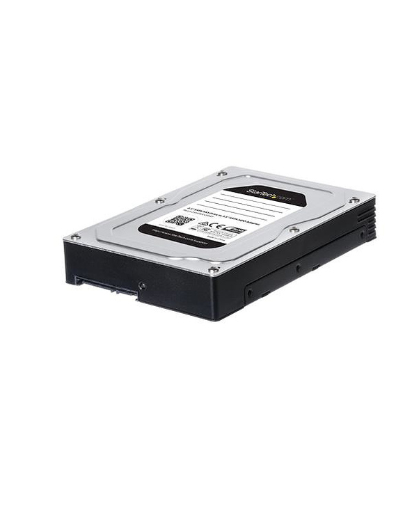 StarTech.com 25SATSAS35HD Obturateur de baie de lecteur 8,89 cm (3.5") Panneau de support Noir, Argent