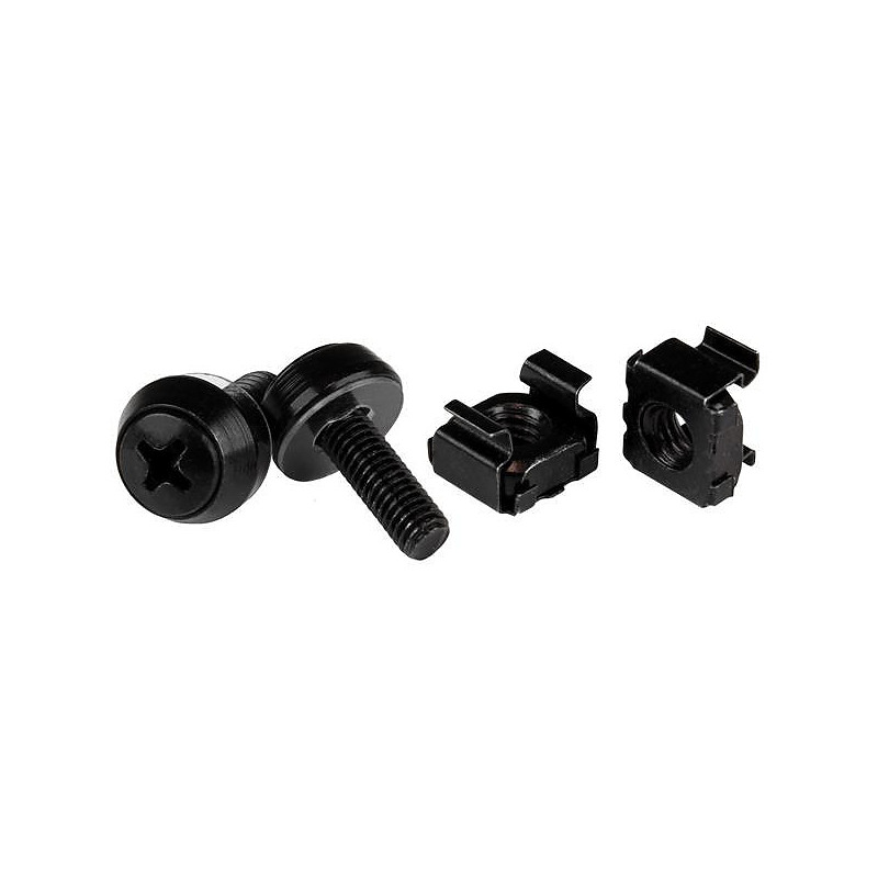 StarTech.com Paquet de 50 vis et écrous cages M5 x 12 mm - Noir