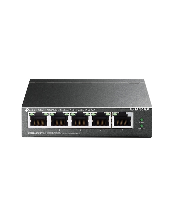 TP-Link TL-SF1005LP commutateur réseau Non-géré Fast Ethernet (10/100) Connexion Ethernet, supportant l'alimentation via ce port TP-Link TL-SF1005LP commutateur réseau Non-géré Fast Ethernet (10/100) Connexion Ethernet, supportant l'alimentation via ce port