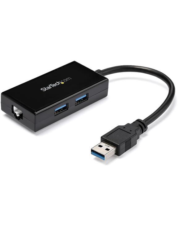 StarTech.com Adaptateur réseau USB 3.0 vers Gigabit Ethernet avec hub USB 3.0 à 2 ports