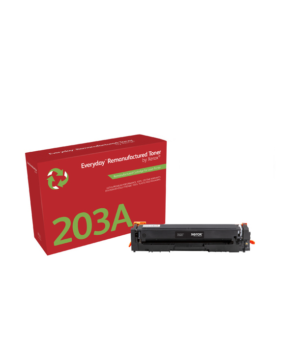 Everyday Toner remanufacturé Noir  de Xerox compatible avec HP 203A (CF540A), Capacité standard