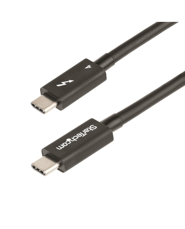 StarTech.com Câble Thunderbolt 4 de 1m - 40Gbps - 100W Power Delivery - Vidéo 4K/8K - Cordon Thunderbolt Certifié par Intel - Co