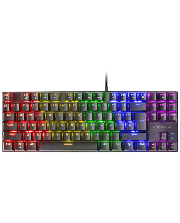 Mars Gaming MK80 clavier Jouer USB AZERTY Français Noir