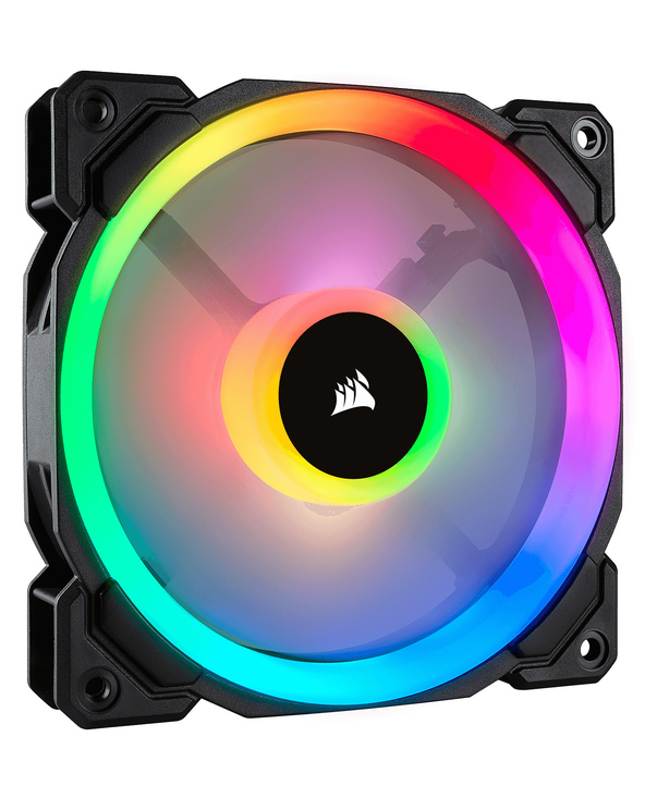 Corsair LL120 RGB Boitier PC Ventilateur 12 cm Noir, Blanc