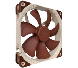 Noctua NF-A14 PWM système de refroidissement d’ordinateur Boitier PC Ventilateur 14 cm Marron