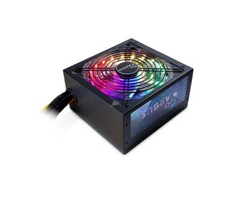 Inter-Tech Argus RGB-500W II unité d'alimentation d'énergie 20+4 pin ATX Noir