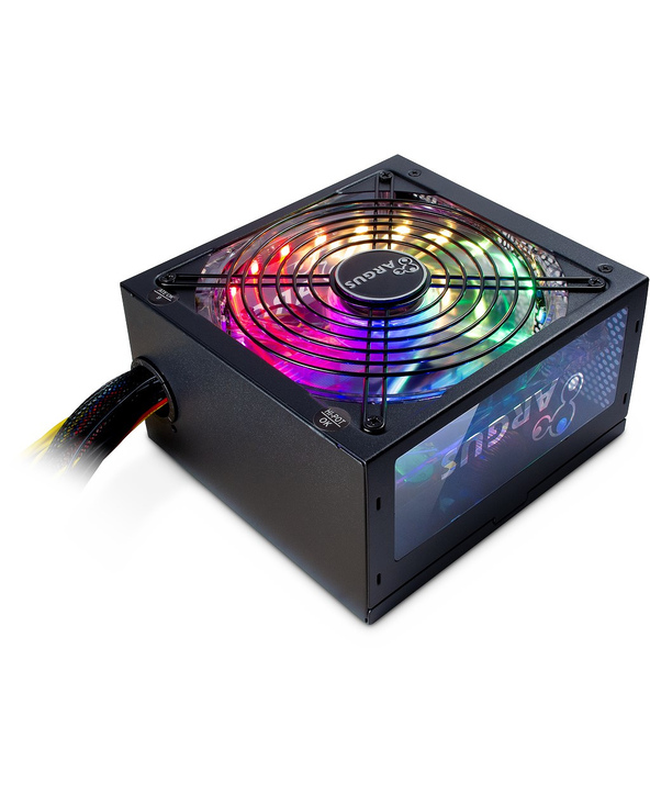Inter-Tech Argus RGB-500W II unité d'alimentation d'énergie 20+4 pin ATX Noir