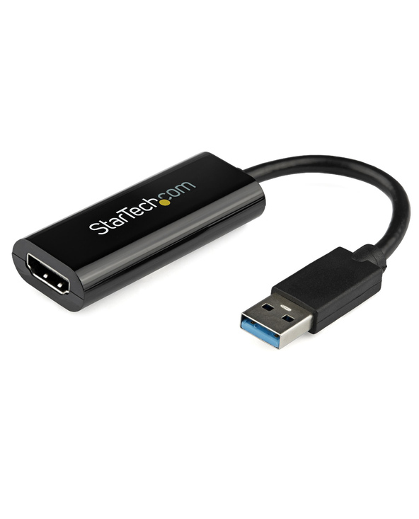 StarTech.com Adaptateur USB 3.0 vers HDMI - 1080p - Convertisseur d'Écran Slim/Compact USB Type-A vers HDMI pour Moniteur - Cart