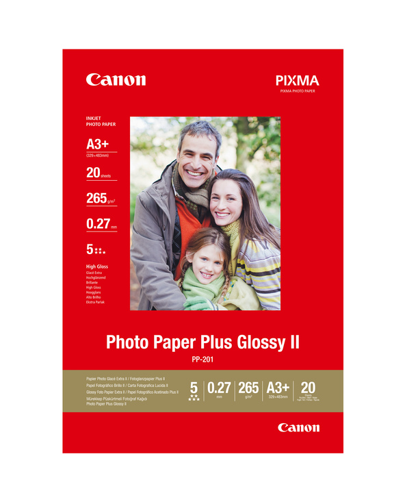 Canon Papier photo brillant extra II A3 Plus PP-201 - 20 feuilles