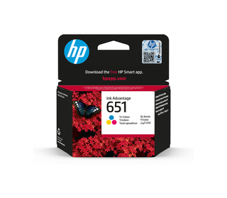 HP 651 cartouches Ink Advantage authentiques, trois couleurs