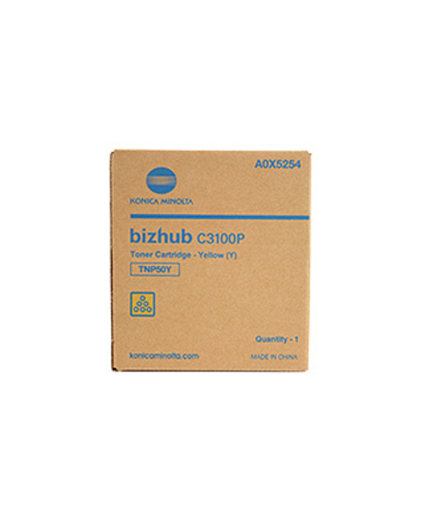 Konica Minolta TNP-50Y Cartouche de toner 1 pièce(s) Original Jaune