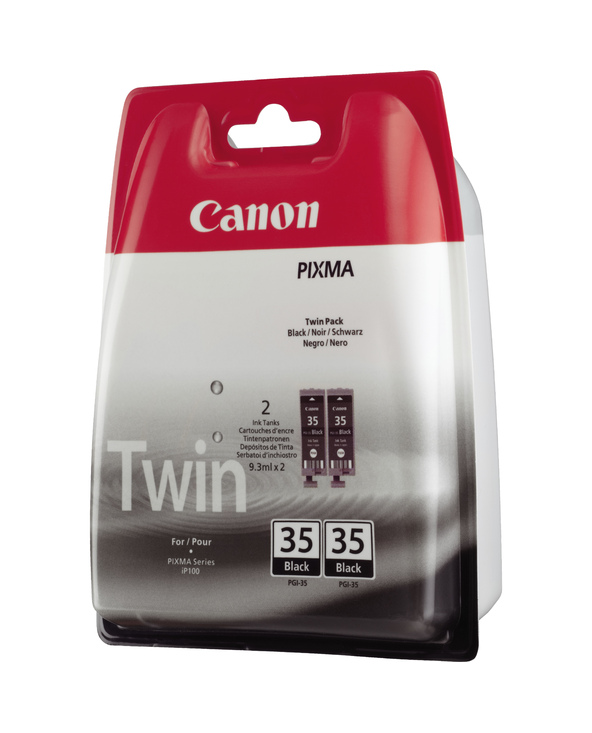 Canon Pack de 2 cartouches d'encre noire PGI-35BK