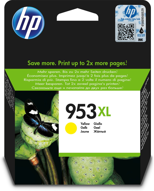 HP 953XL Cartouche d’encre jaune grande capacité authentique