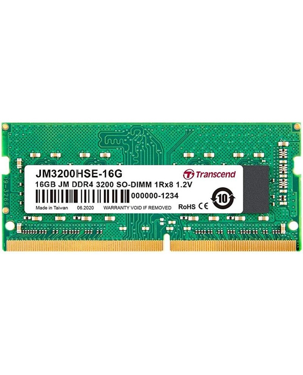 Transcend JetRam JM3200HSE-16G module de mémoire 16 Go 1 x 16 Go DDR4 3200 MHz