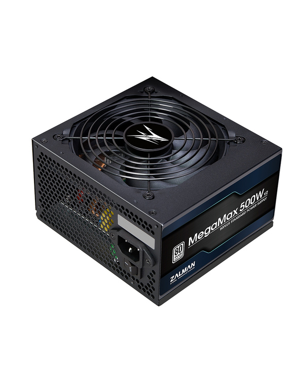 Zalman ZM500-TXII V2 MegaMax 80PLUS 230V EU STANDARD Certified high efficiency PCI-E unité d'alimentation d'énergie 500 W 20+4 p