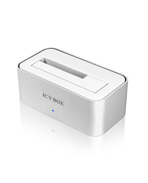 ICY BOX IB-111StU3-Wh USB 3.2 Gen 1 (3.1 Gen 1) Type-A Argent, Blanc