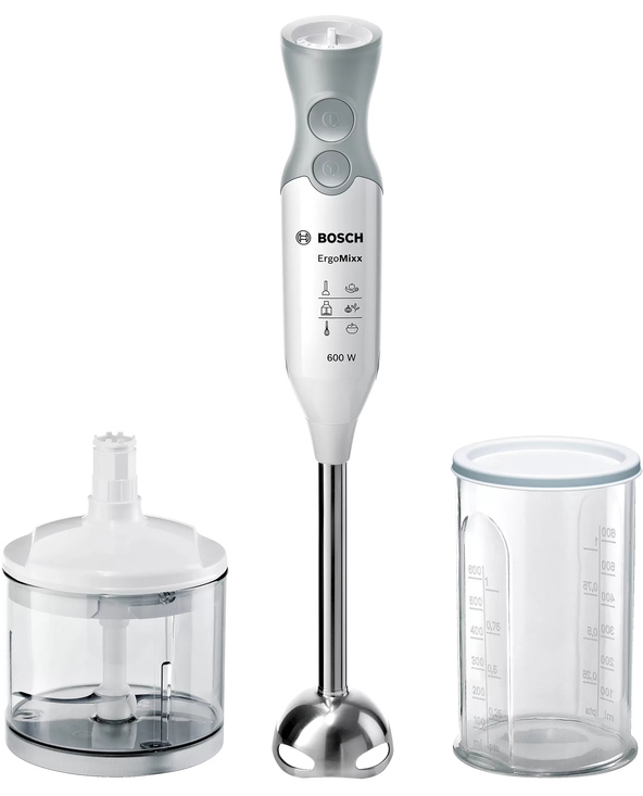 Bosch ErgoMixx MSM66120 Mélangeur par immersion 600 W Gris, Blanc