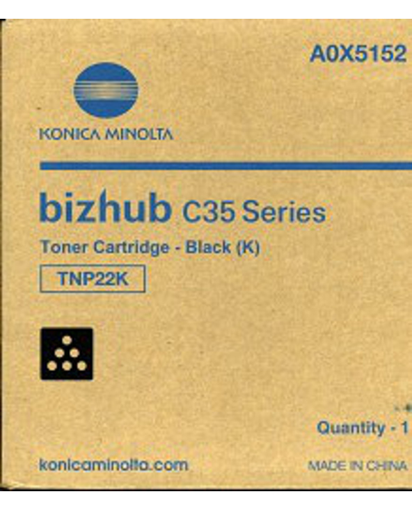 Konica Minolta TNP22K Cartouche de toner 1 pièce(s) Original Noir