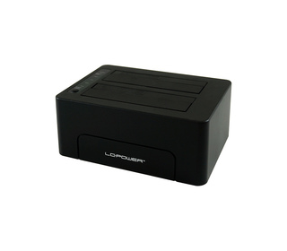 LC-Power LC-DOCK-C Station d'accueil de disques de stockage USB 3.2 Gen 2 (3.1 Gen 2) Type-C Noir