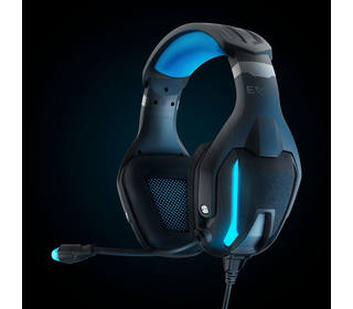 Energy Sistem ESG 5 SHOCK Écouteurs Avec fil Arceau Jouer Noir, Bleu