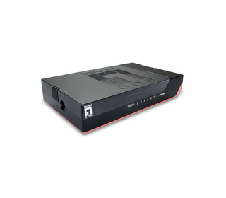 LevelOne GSW-0807 commutateur réseau Non-géré Gigabit Ethernet (10/100/1000) Noir, Rouge