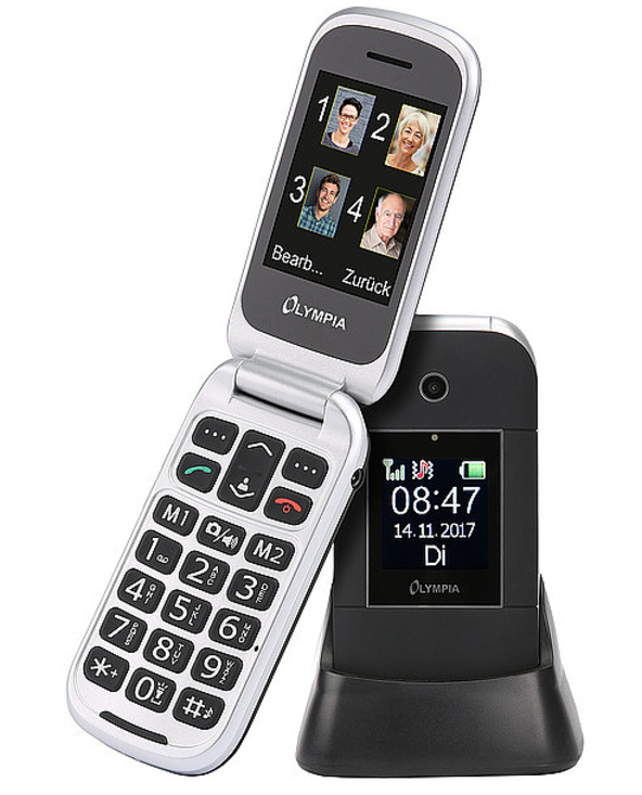 Olympia Janus 6,1 cm (2.4") 90 g Noir Appareil-photo de téléphone