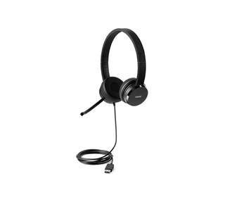 Lenovo 4XD0X88524 écouteur/casque Avec fil Arceau Bureau/Centre d'appels Noir