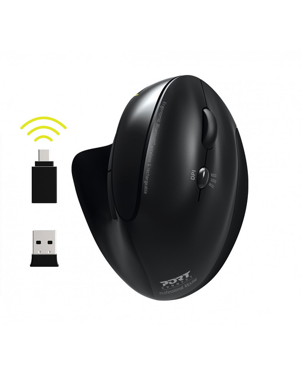 Port Designs 900706-BT souris Bureau Droitier RF sans fil + Bluetooth Optique 1600 DPI