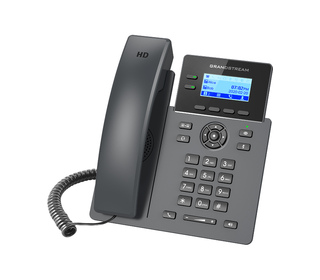 Grandstream Networks GRP2602 téléphone fixe Noir 2 lignes LCD