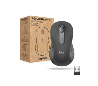 Logitech Signature M650 for Business souris Bureau Droitier RF sans fil + Bluetooth Optique 4000 DPI