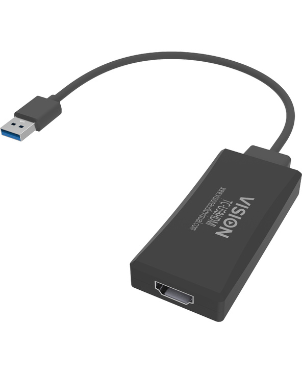 Vision TC-USBHDMI adaptateur graphique USB 1920 x 1080 pixels Noir