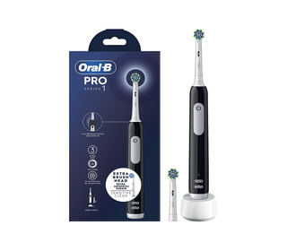 Oral-B Pro Series 1 Adulte Brosse à dents oscillante Noir, Blanc