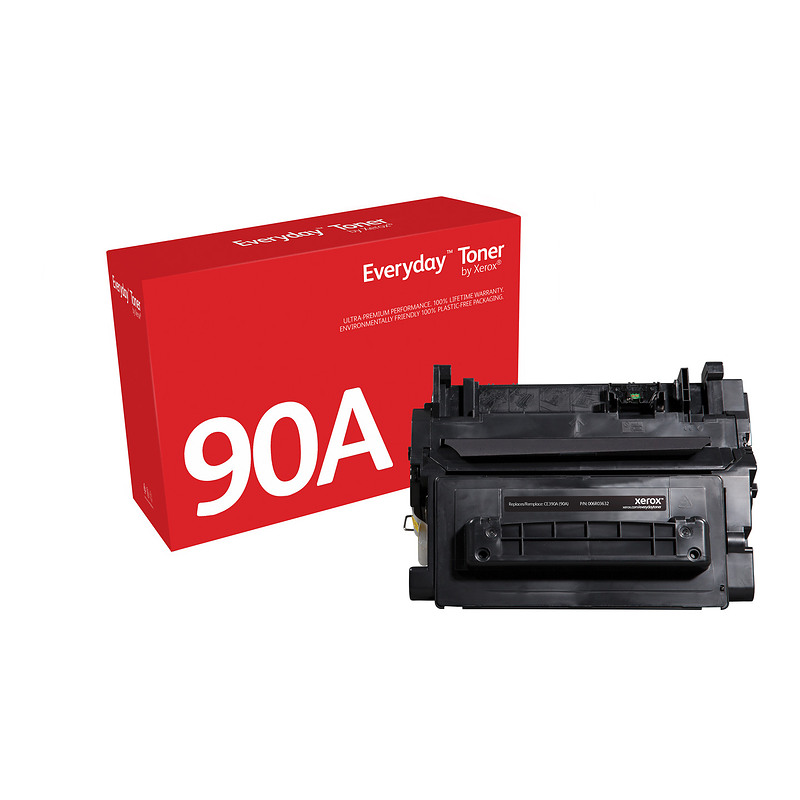 Everyday Toner Noir  de Xerox compatible avec HP 90A (CE390A), Capacité standard