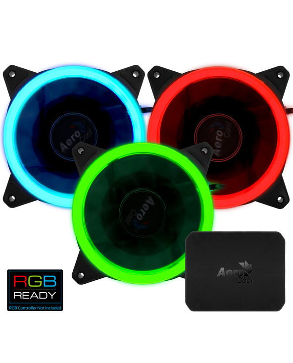 Aerocool Rev RGB Pro Boitier PC Ventilateur 12 cm Noir