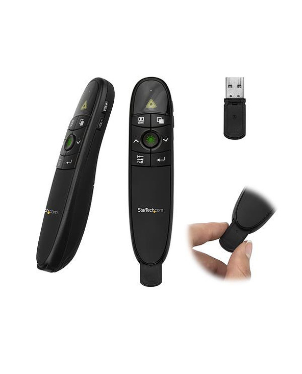 StarTech.com Télécommande de présentation sans fil avec pointeur laser vert - 27 m