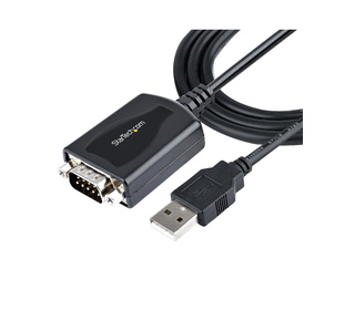 StarTech.com Câble USB vers RS232 de 1m - Câble Convertisseur USB vers RS232 DB9 Mâle avec Rétention du Port COM - Prolific IC -