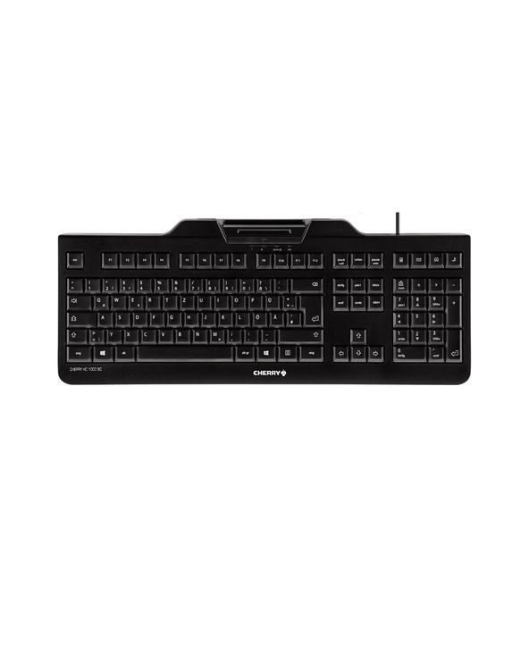 CHERRY KC 1000 SC Clavier filaire lecteur cartes à puce, noir, USB, AZERTY - FR