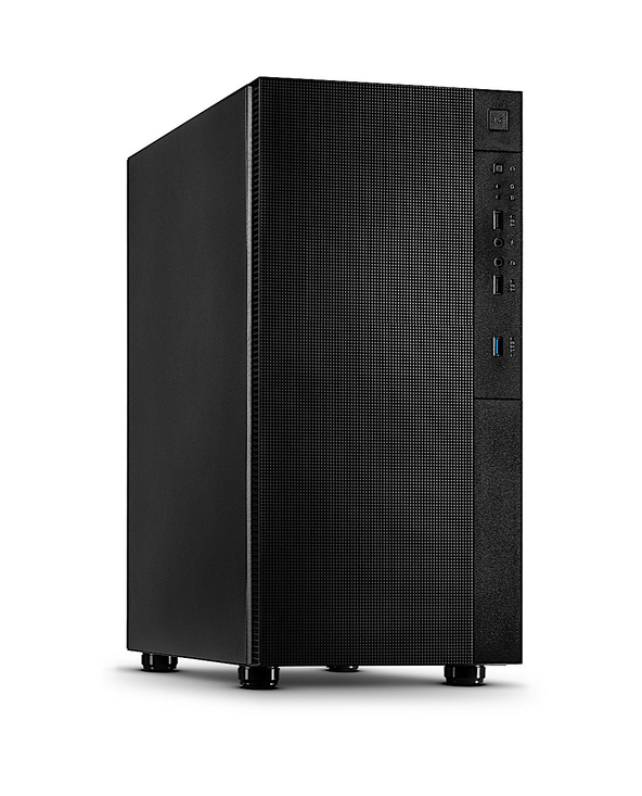 Inter-Tech IT-2508 Square Midi Tower Noir
