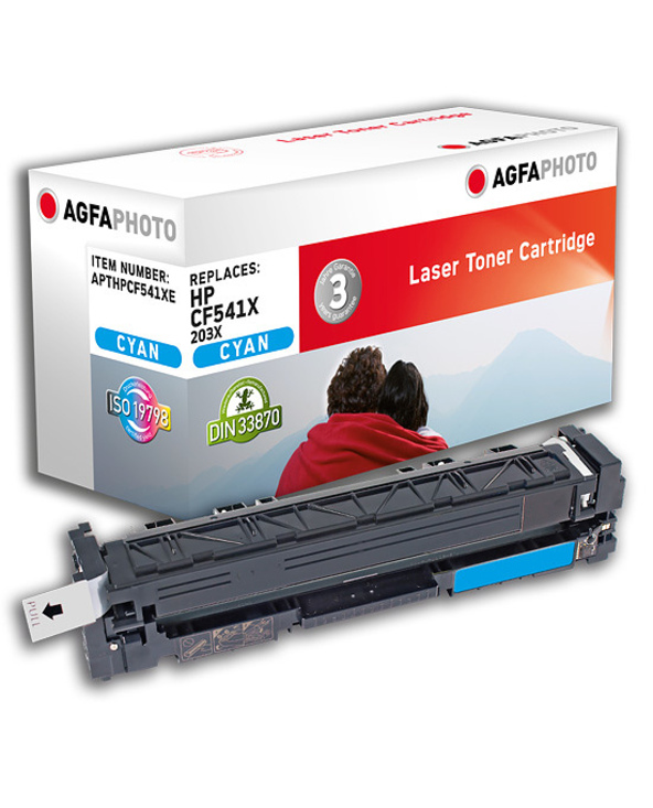 AgfaPhoto APTHPCF541XE Cartouche de toner 1 pièce(s) Compatible Cyan
