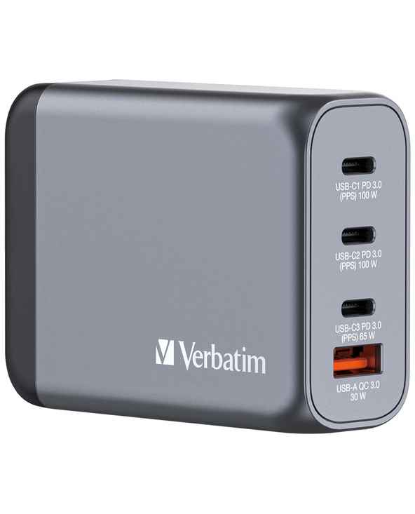 Verbatim GNC-100 Universel Noir, Gris Secteur Charge rapide Intérieure