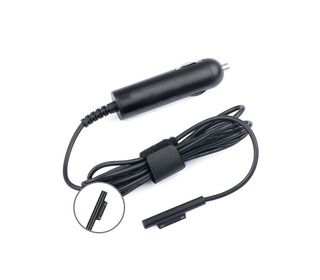 DLH CHARGEUR VOITURE ALLUME-CIGARE 45W pour MICROSOFT Surface Pro / Go / Laptop