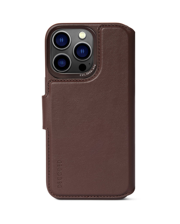 Decoded Modu Wallet coque de protection pour téléphones portables 17 cm (6.69") Étui avec portefeuille Marron, Chocolat